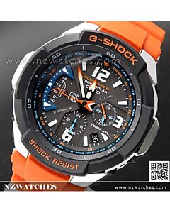 Casio G-Shock Solar Multi-Band 6 Chronograph Pilot Watch GW-3000M-4A, GW3000M