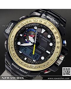 Casio G-Shock GULFMASTER Navy Blue With Gold Watch GWN-1000F-2A GWN1000F