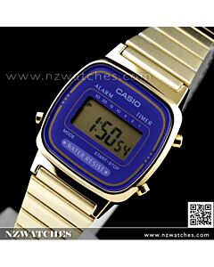 Casio Retro Gold Tone Digital Ladies Watches LA670WGA-6DF