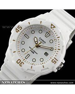 Casio Analog Sports Date White Dial Resin 100M Ladies Watch LRW-200H-7E2, LRW200H