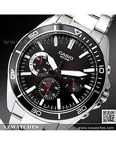 Casio Date Day 24 Hour Indicator Analog Mens Watch MTD-320D-1AV, MTD320D