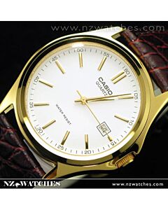 Casio Men's Watches Fashion Leather Gold MTP-1183Q-7ADF