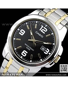 Casio Two Tone Analog Quartz Mens Watch MTP-1314SG-1AV, MTP1314SG