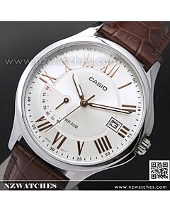 Casio Analog Day Date Leather Strap Pair Model Mens Watch MTP-E116L-7A, MTPE116L