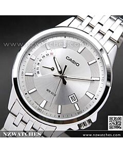 Casio Analog Stainless Steel Band Mens Watch MTP-E136D-7AV, MTPE136D