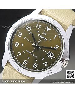 Casio Military Fabric Strap Mens Watch MTP-V008B-5B. MTPV008B