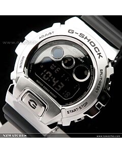 Casio G-Shock Silver Stainless Steel Case Sport Watch GM-6900-1, GM6900
