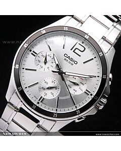 Casio Stainless Steel Strap Mens Watch MTP-1374D-7A, MTP1374D