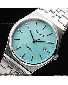 Casio Unisex Stainless Steel Turquoise Dial Quartz Watch MTP-B145D-2A1, MTPB145D