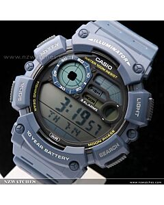 Casio Digital Moon Phase Fishing Level Sport Watch WS-1500H-2AV, WS1500H