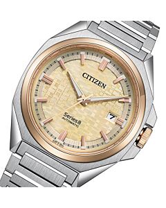 Citizen Series 8 Green Automatic Stainless Steel Mens Watch NB6050-51W