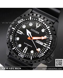 Citizen Automatic 100m Rubber Strap Rose Gold Sport Watch NH8383-17E