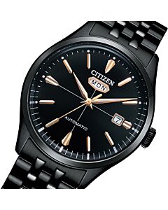 Citizen C7 series Black Gold Automatic Mens Watch NH8395-77E