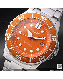Citizen Orange Dial Automatic Watch NJ0128-80X