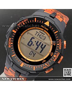 Casio ProTrek Triple Sensor Solar Camouflage Sport Watch PRG-300CM-4, PRG300CM