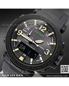 BUY Casio ProTrek Solar MULTIBAND 6 Triple Sensor Carbon fiber Band Sport  Watch PRW-6100Y-1, PRW6100Y - Buy Watches Online