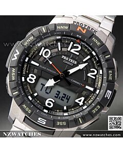 Casio Protrek Quad Sensor Bluetooth Titianium Watch PRT-B50T-7, PRTB50T