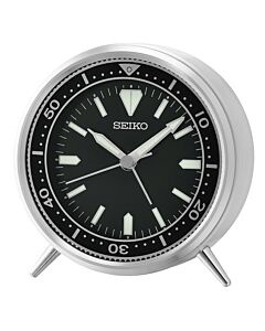 Seiko Mai T Aluminum Bedside Alarm Clock QXE065S