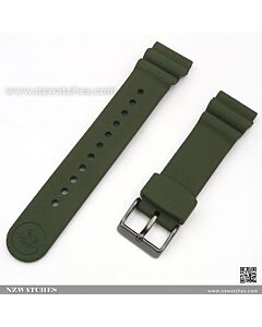 Seiko Original Replacement 22mm Green Silicone Strap for Prospex R040012N0