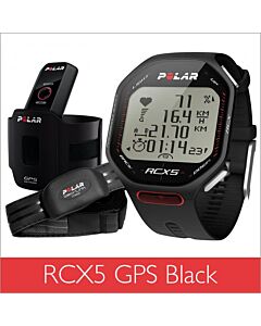 Polar RCX5 GPS Black Sports Training Watch with Heart Rate Monitor