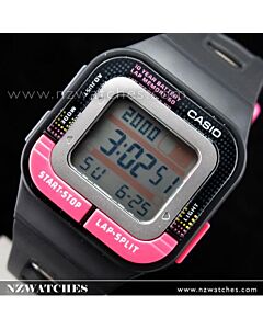 Casio Ladies Black Dual Time Lap Memory 60 Watch SDB-100-1B SDB100