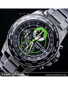 SEIKO Criteria World Timer Chronograph Alarm Multi-Function SNAC69P1