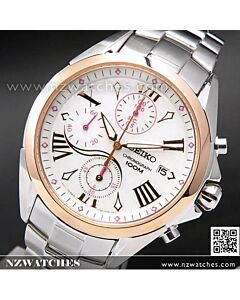 Seiko Criteria Chronograph Ladies Rose Gold SNDZ12P1