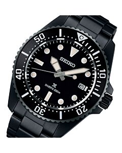 Seiko Prospex All Black Solar Diver's 200M Men's Watch SNE599P1