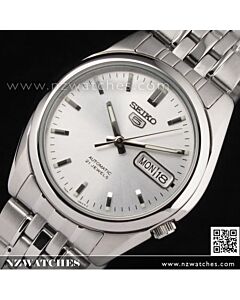 SEIKO 5 Automatic Watch See-thru Back Watch SNK355K1, SNK355 Silver 