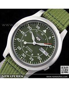 Seiko 5 Military Automatic Watch See-thru Back Nylon SNK805K2