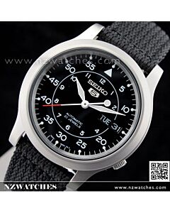 Seiko 5 Military Automatic Watch See-thru Back Nylon SNK809K2