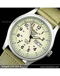 Seiko 5 Military Automatic 100m Mens Nylon Watch SNZG07J1, SNZG07