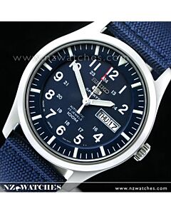 Seiko 5 Military Automatic 100m Mens Nylon Watch SNZG11J1, SNZG11