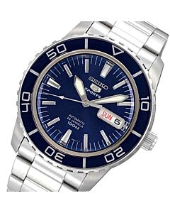 Seiko Mens Automatic Hardlex Crystal Blue Mens Watch SNZH53K1, SNZH53