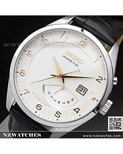 Seiko Kinetic Leather Strap Mens Watch SRN049P1, SRN049