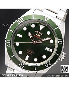 Seiko 5 Automatic Green Dial Stainless Steel Men Watch SRPB93K1, SRPB93