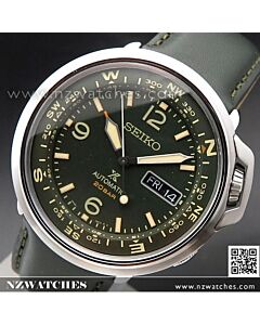 Seiko PROSPEX Field Automatic Green Leather Watch SRPD33K1, SRPD33