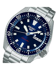 Seiko 5 Sports SKX Series Stainless Blue Dial Automatic Watch SRPL83K1