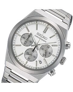 Seiko Chronograph Silver Dial Stainless Steel MEns's Watch SSB451P1