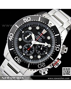 Seiko Solar Chronograph Screw Down Crown Divers Mens Watch SSC015P1 SSC015 