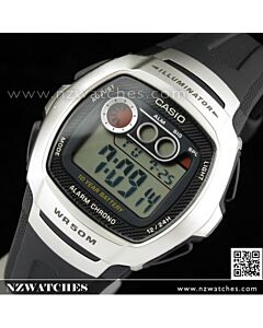 Casio Alarm 50M 10 Year battery Digital Watch W-210-1AV, W210