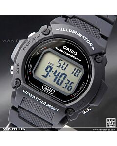 Casio Digital Alarm Watch W-219H-1AV, W219H