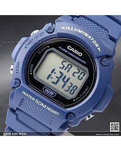 Casio Digital Alarm Watch W-219H-2AV, W219H
