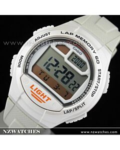 Casio 5 Alarms Lap memory 60 Digital 100M Sport Watch W-734-7AV, W734