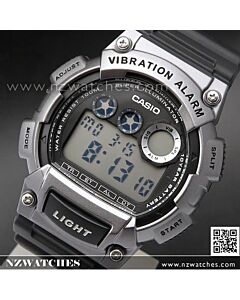 Casio 10Yrs Battery Vibration 5 alarm Sport Watch W-735H-1A3, W735H