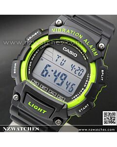 Casio Vibration Alarm 100M Digital Watch W-736H-3AV, W736H