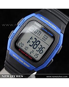 Casio Dual time 50M WR Stopwatch Digital Sport Watch W-96H-2A, W96H