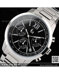 I.s Mens Chronograph Tachymeter 50M Sport Watch W8300GC