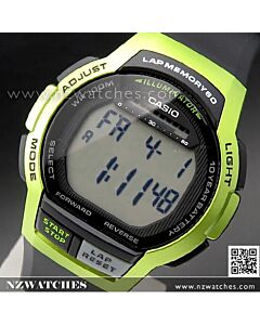 Casio Stopwatch Alarm Digital Watch WS-1000H-3AV, WS1000H