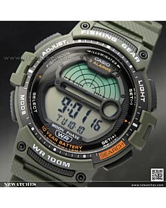 Casio Outgear Moon Data Fishing Gear Digital Watch WS-1200H-3AV, WS1200H